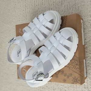 Free People Delaney Fisherman Platform Sandals size 8